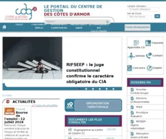 CDG22.fr(Bienvenue sur le site du CDG 22) Screenshot