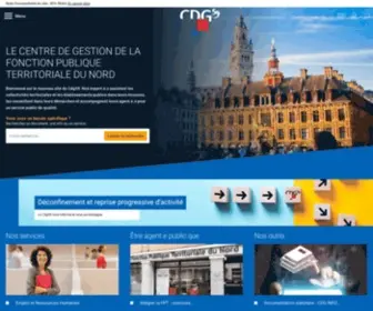 CDG59.fr(Lille)) Screenshot
