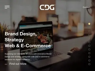 CDGbrand.com(Brand Design Agency Dublin Ireland) Screenshot