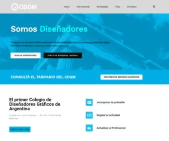 CDGM.org.ar(Colegio de Diseñadores Gráficos de Misiones) Screenshot