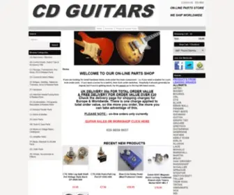 CDguitars.co.uk(Guitar Parts UK Guitar Spares UK) Screenshot