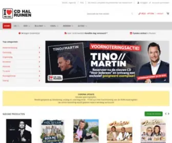 CDhal.nl(Internetwinkel voor nederlandstalige muziek) Screenshot