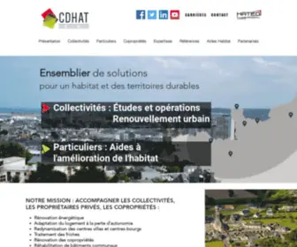 CDhat.fr(Amélioration de l'habitat et aménagement des territoires) Screenshot