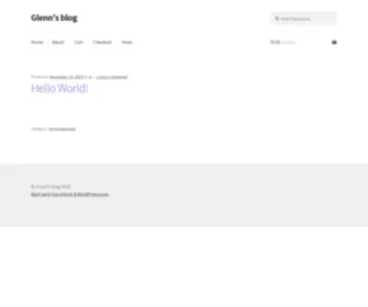 CDHStore.blog(Glenn&#039;s blog) Screenshot