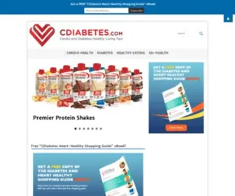 CDiabetes.com(Cardio and Diabetes Healthy Living Tips) Screenshot