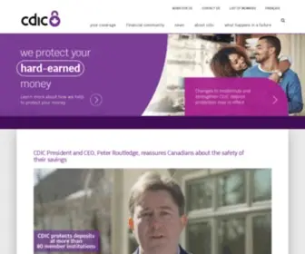 CDic.ca(Find out how CDIC has protected deposits since 1967 and how your money) Screenshot
