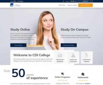 CDicollege.com(CDI College) Screenshot