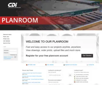 CDiincPlanroom.com(CDI Online Planroom) Screenshot