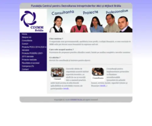 CDimm.ro(Fundatia CDIMM Braila) Screenshot