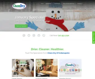 CDindy.com(Chem-Dry Of Indianapolis) Screenshot