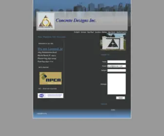 CDipipe.com(Concrete Designs Inc) Screenshot