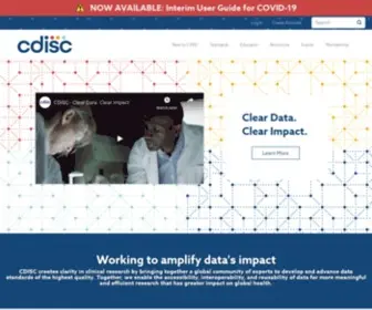 CDisc.org(Clear Data) Screenshot