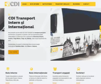 CDitransport.ro(CDI Transport persoane Intern si International) Screenshot