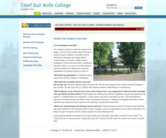 CDKC.edu(Chief Dull Knife College) Screenshot