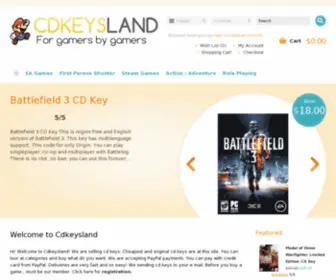 CDkeysland.com(Cheapest Original CD Keys) Screenshot