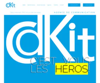 CDkit.fr(CDKIT agence de communication à Champs) Screenshot