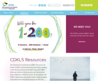CDKL5.com(IFCR) Screenshot