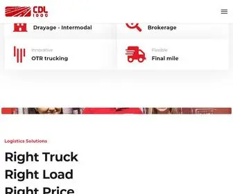 CDL1000.com(A NEW WAY TO DELIVER YOUR SHIPMENT) Screenshot