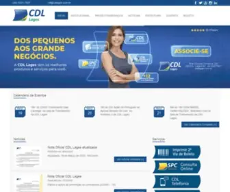 CDlages.com.br(CDL Lages) Screenshot