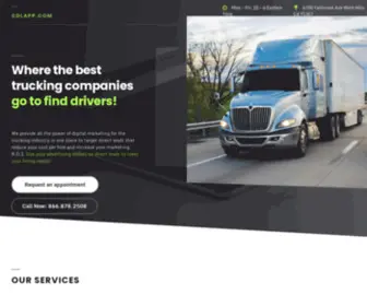 CDlapp.com(Truck Driving Jobs CDL Applications and Leads) Screenshot