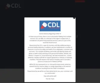 CDldelivers.com(CDL) Screenshot