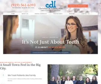 CDldentistry.com(Dentist Raleigh) Screenshot