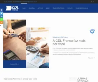 CDLfranca.com.br(CDL FRANCA) Screenshot