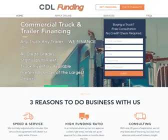 CDlfunding.com(Transportation Equipment Financing) Screenshot