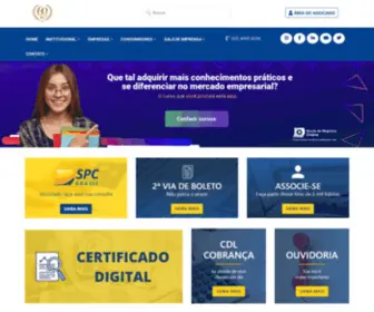CDlgoiania.com.br(CDL Goiânia) Screenshot