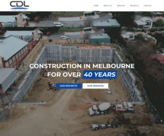 CDL.net.au(CDL Construction) Screenshot