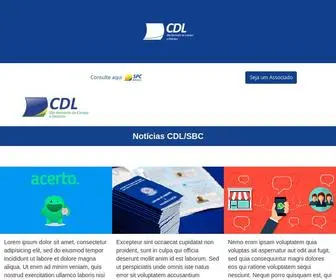 CDLSBC.org.br(CDL SBC) Screenshot