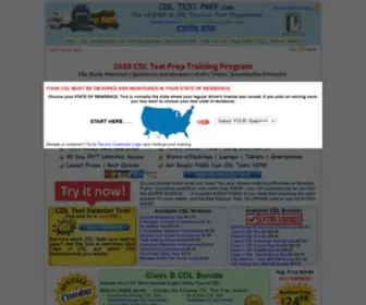 CDltestprep.com(2021 CDL Test Prep Program) Screenshot