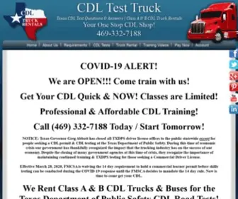 CDltesttruck.com(CDL Test Truck) Screenshot