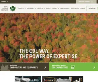 CDlusa.net(CDL USA Maple Sugaring Equipment) Screenshot