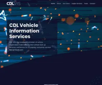 CDlvis.com(CDL VIS is the leading UK provider of vehicle registration mark (VRM) & DVLA vehicle look) Screenshot