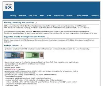 CDma-Tool.com(Infinity CDMA) Screenshot