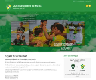 CDmafra.com(Clube Desportivo de Mafra) Screenshot