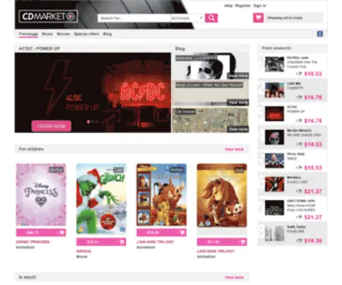 CDmarket.co(CD Market) Screenshot