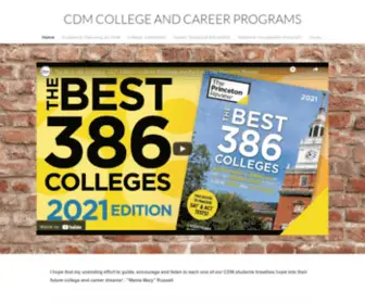 CDmcollegeandcareer.com(CDM COLLEGE AND CAREER PROGRAMS) Screenshot