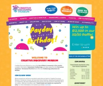 CDmfun.org(Creative Discovery Museum) Screenshot