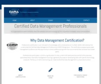 CDMP.info(Professional certification) Screenshot
