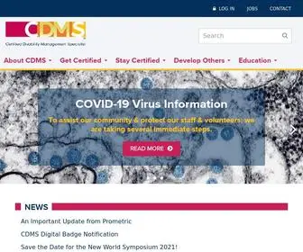 CDMS.org(Certified Disability Management Specialist (CDMS)) Screenshot