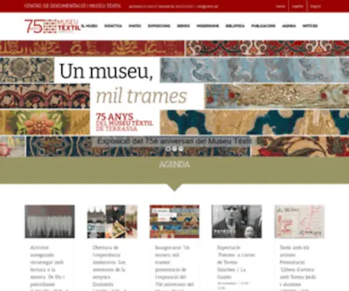 CDMT.es(Centre de Documentació i Museu Tèxtil) Screenshot