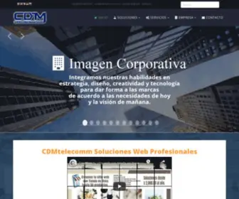 CDmtelecomm.com(Soluciones Web Profesionales) Screenshot