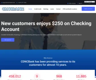 CDNcbank.com(Online Banking and Best Financial Services You Can Trust) Screenshot