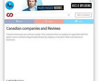 CDNcompanies.com(Canadian Business Directory) Screenshot
