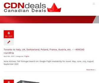 CDNdeals.ca(Canada's number one shopping site) Screenshot