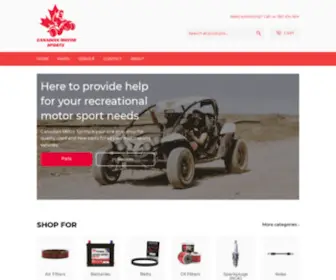 CDNmotorsports.ca(Canadian Motor Sports) Screenshot