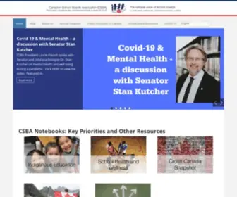 CDNsba.org(Canadian School Boards Association) Screenshot