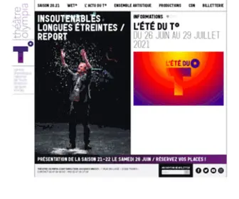 CDNtours.fr(Présentation et actualités du Centre dramatique national de Tours) Screenshot